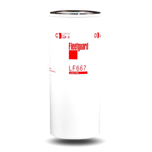 DSS AUTO PARTS Compatible with Fleet Guard Cummins Oil Lube Filter Filtration Fleetguard Full Flow Spin-Off Filtration LF667 B7600 DN-P553191-1PC