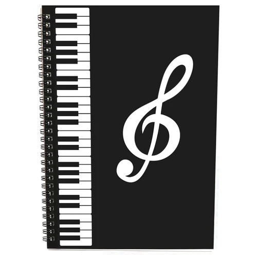 BestSounds Manuscript Paper, Blank Staff Paper Sheet Music Composition Notebook Piano Accessories Gifts, 50 Pages 10 Staves (#D)