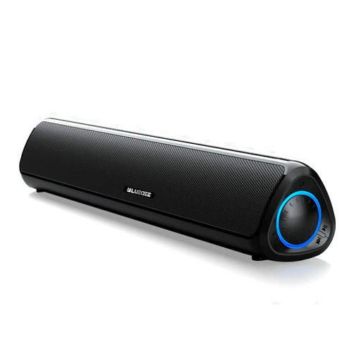 Bluedee Computer Speakers for Desktop PC, HiFi Stereo Poratble Bluetooth Speaker, Computer Soundbar, 3.5mm Aux-in Computer Sound Bar with Deep Impactful Bass, Gaming Speakers for PC,Laptop,Tablet