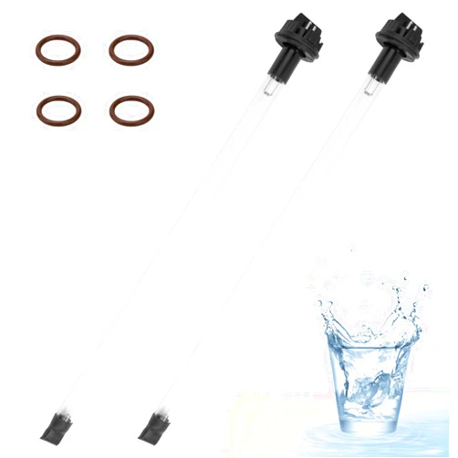 Trdzi UV Bulbs Compatible with Viqua 602805-43W UV-C Lamp for Trojan Max C, Max D, C4, D/Plus, D4/Plus, IHS12-D4 Systems, 4-Pins Base, Quartz Sleeve & O-Rings, 2 Pack