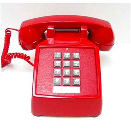Cortelco ITT-2500-MD-RD 250047-VBA-20MD Desk ValueLine RED
