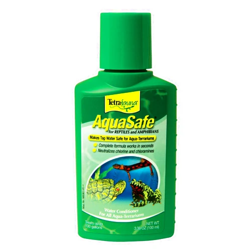 TetraFauna AquaSafe Water Conditioner for Reptiles & Amphibians 3.38oz (75077009)