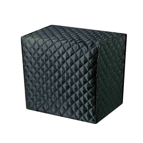 CXOYLL Bread Maker Cover 17x11x15 Inches, Clip Cotton Polyester Quilted Toaster Oven Dust Cover for Protect your Bread Machine or Kitchen Small Appliances, Hands or Machine Washable (Black)