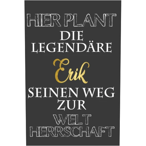 German Edition by Zina Artix (Author) Hier plant der legendäre Erik seinen Weg zur Weltherrschaft: Schönes Geschenk Notizbuch Personalisiert Mit Namen Erik| Dankeschön-Geschenke 120 seiten ... | Schöne Geschenke für Erik (German Edition)