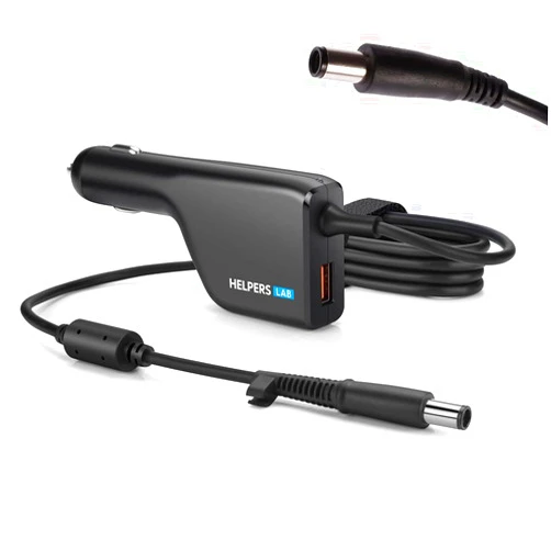 Helpers Lab Laptop Car Charger with USB QC3.0 for HP Pavilion Compaq Presario Envy Elitebook ProBook 19V 4.74A 90W 18.5V 3.5A 65W