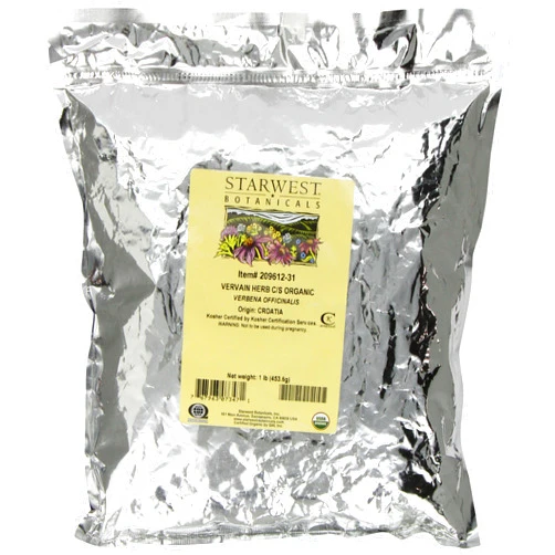 Starwest Botanicals Vervain Herb Cut/sifted, 1-Pound