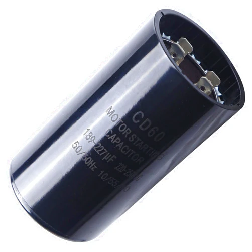 Seentech 189-227 uf/MFD 220-250 VAC ±20% CD60 Round Motor Start Capacitor 50/60 Hz AC Electric Motor Universal Fit for AC Motor Run or Fan Start and Cool or Heat Pump Air Conditioner