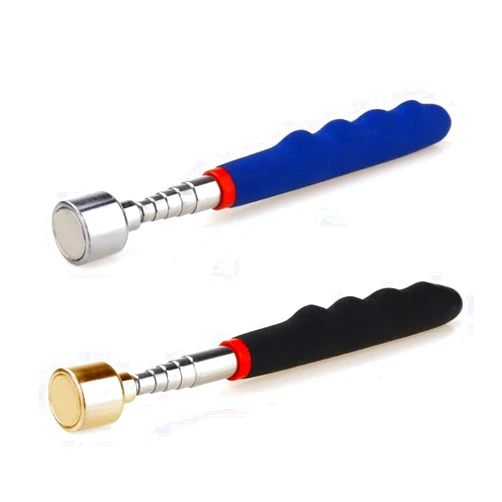 SUNIYUILD 20 lbs Magnetic Telescoping Pick Up Tool for Small Metal Tools Extends from 7 to 30 inches / 185-720mm(Black Gold+Blue)