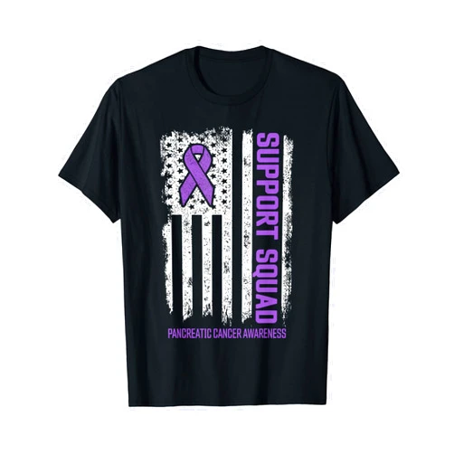 Support Squad Pancreatic Cancer Awareness Apparel Pancreatic Cancer Support Squad Pancreatic Cancer Awareness T-Shirt