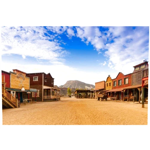 Yeele 10x8ft Old Western Cowboy Town Photography Backdrop Wild West Style Bar Wagon Carriage Background for Picture Kids Man Adult Photo Booth Shoot Vinyl Studio Props
