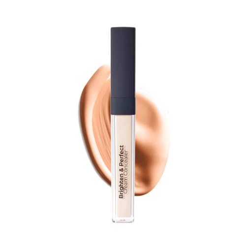 MCoBeauty - Brighten & Perfect Cream Concealer - Light 2, Fair - Buildable Coverage with Vitamin E, Hyaluronic Acid & Aloe Vera - Evens Skin Tone - Concealers & Neutralizing Makeup