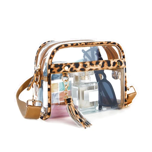 Missnine Clear Bag Stadium Approved Small Clear Purse for Women Clear Crossbody Bag for Concerts Sports Events