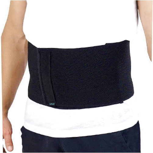Vive Umbilical Hernia Belt for Men and Women - Abdominal Binder w/Compression Pads for Post Surgery Support - Postpartum Belly Band for Diastasis Recti, Navel, Ventral, Hiatal, Stomach Hernia