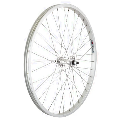 WheelMaster Front Bicycle Wheel 24 x 1.75 36H, Alloy, Bolt On, Silver