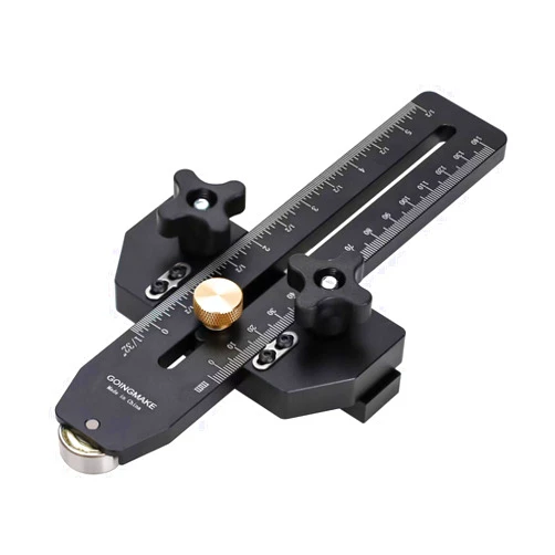 Goingmake Thin Rip Jig Table Saw Jig Guide for Making Repetitive Narrow Thin Strip Cuts Woodworking Tools Fast Thin Ripping Guide for Table Saw Band Saw Router Table Fits for 3/8