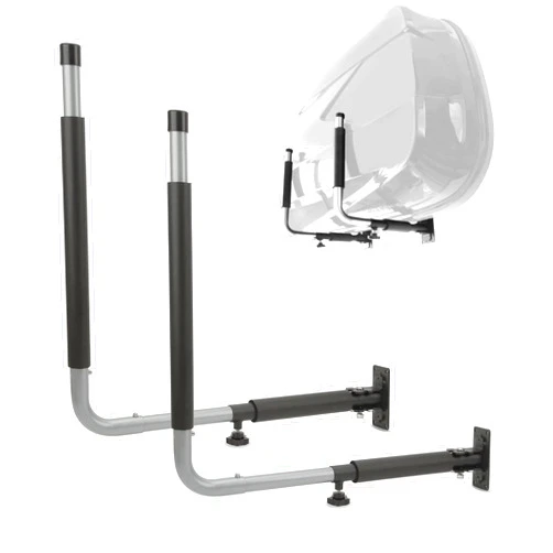 AceSupever Roof Box Wall Mount, Pair of Car Roof Box Side Wall Mount Foldable & Telescopic for Roof Boxes up to 52 cm Height, Max 50 kg/110 lb Load Capacity