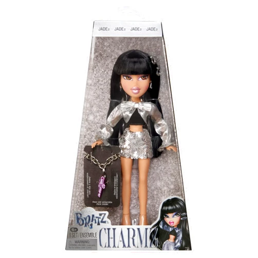 Bratz Charmz Jade Fashion Doll with Collectible Charm Bracelet