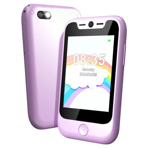 Dolirapa Phone for Kids , Smartphone Boys Girls with Puzzle Games , Parental Controls , Music , Camera , Kids Smartphones Best Gifts for Children's Aged 4-10 (Purple)