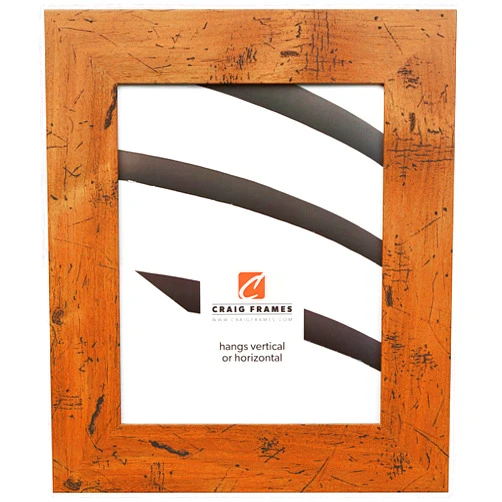 Craig Frames Bauhaus 200, Modern Rustic Light Walnut Picture Frame, 14 by 18-Inch