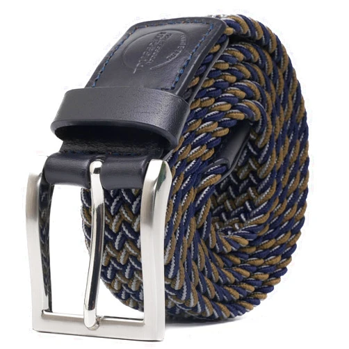 TOUGERJOY Mens Stretch Belt, Woven Elastic Braided Web Belt Casual for Golf Hunting Pants Jeans