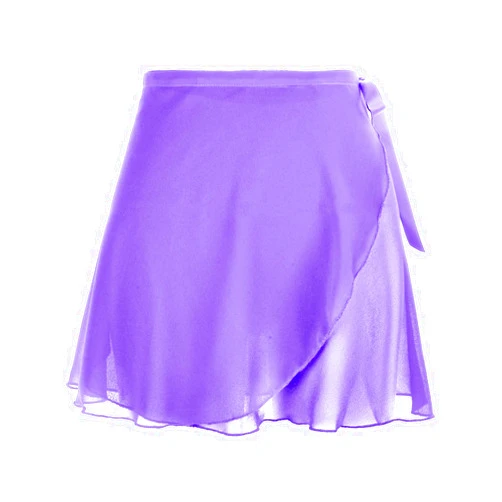 Yolev Women's Ballet Wrap Skirt Chiffon Dance Wrap Skirt with Adjustable Waist Tie Gymnastics Ballet Skirts for Women