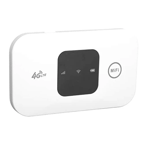 Sxhlseller 4G LTE Unlocked Hotspot Device, Mobile Hotspot Router with SIM Card Slot, Up to 150Mbps Download Speed, Support 10 Users Connection, Portable for Travel