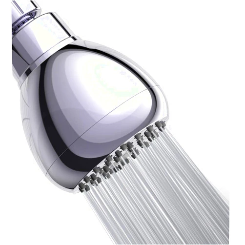 WASSA WASSA High Pressure Shower Head, 3 Inch Showerhead (Silver)