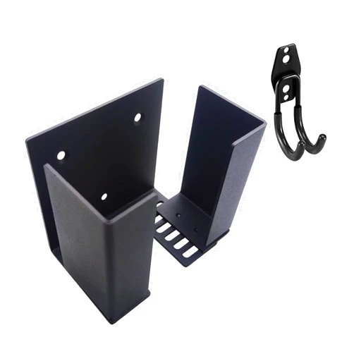 WELLMETE EV Charger Holder-Adjustable for Different Size Control Box, Heavy Duty Metal Wall Mount Bracket with Cable Hook for J1772 EV Mobile Charger & Telsa Charger, Enduring Charging Box Holder