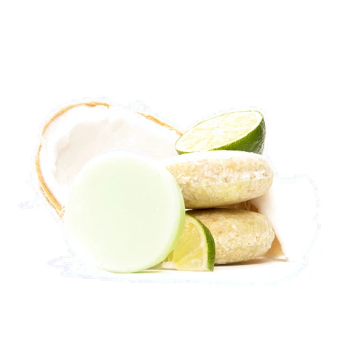 Sweet & Sassy Shampoo + Conditioner Bars: Includes 1 Shampoo, 1 Conditioner. Made in the USA. Natural, Organic, SLS Free, Safe for Color Treated Hair. Coconut Lime