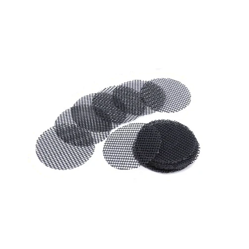 HIOPOIUYT 50Pcs/set Flower Pots Hole Mesh Pad Bonsais Pots Bottom Grids Mat Mesh Round Drainage Mesh Hole Screens Round Pads Drain Mesh Cover