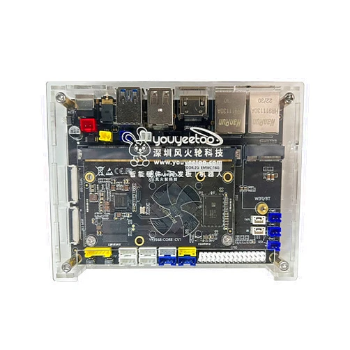 WayPonDEV Acrylic Case for YY3568 RK3568 AI Developer Kit