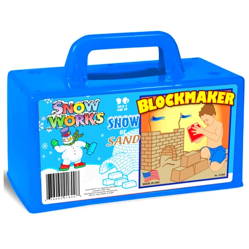 Snow Works Snow Block Maker for Kids Igloo or Sand Castle (Red)