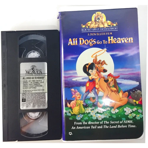 Format: VHS Tape All Dogs Go to Heaven