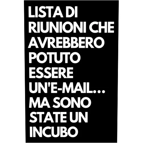 Office Drama Publishing Lista di riunioni che avrebbero potuto essere un'e-mail… ma sono state un incubo: Libro per appunti a righe divertente, Idea regalo collega ufficio, ... marito, amica, amico (Italian Edition)