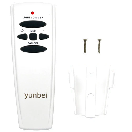 Yunbei Fan-HD Ceiling Fan Remote Control Replacement for Hampton Bay Hunter with Wall Mount, for L3H2010FANHD UC7078T CHQ7078T CHQ8BT7078T HD5(Remote Only)