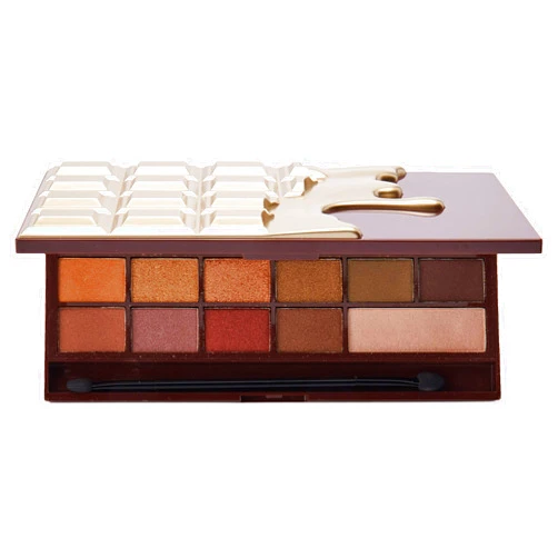 Makeup Revolution I Heart Makeup Palette Zestaw cieni do powiek Chocolate Golden Bar 22g (16 kolorĂlw)