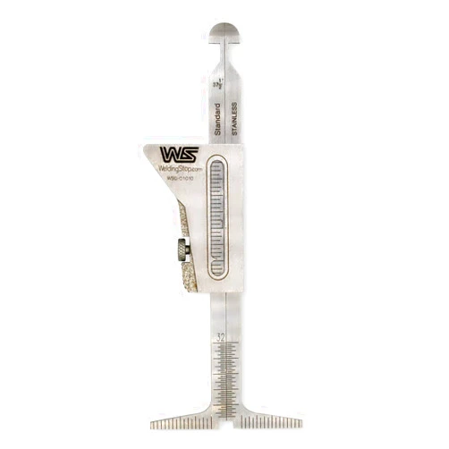 WeldingStop Hi-Lo Welding Gauge Standard & Metric Pipe Weld Misalignment Tool Fillet Leg Length Welding Inspection Gage Reading