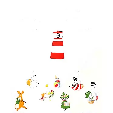 Flensted Mobiles Moomin Version II Hanging Nursery Mobile - 23 Inches - High Quality - Handmade in Denmark by Flensted
