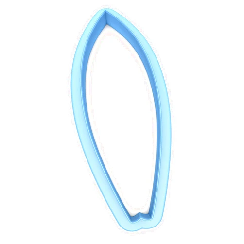 Sweet Prints, Inc Sweet Prints Inc Surf Board Outline Cookie Cutter - Dishwasher Safe (3