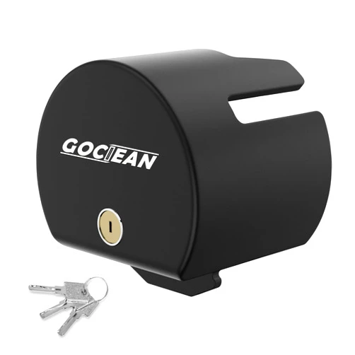Gociean Heavy Duty Trailer Hitch Lock, Trailer Coupler Lock for 2-5/16, 2, 1-7/8 Inch Couplers, Anti-Theft RV Trailer Lock, High Strength Steel Hitch Lock with 3 Keys for Tow, Boats, Trucks, RV