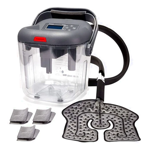 M PAIN MANAGEMENT TECHNOLOGIES Circulating Cold Water Therapy Ice Machine Gen 2 by Arctic 8 –with Universal Pad for Knee, Elbow, Shoulder, Back Pain, Swelling, Sprains, Injuries, Post-Surgery