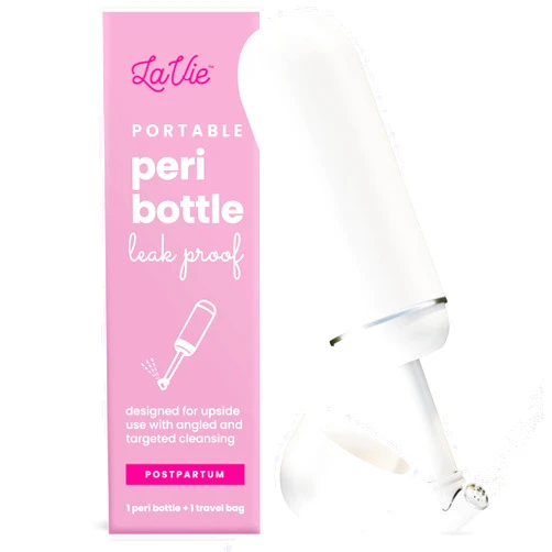 LaVie Peri Bottle for Postpartum Care, Portable Bidet, Upside Down Spray Bottle for Relief, Tears, and Hemorrhoids After Birth, Postpartum Essential