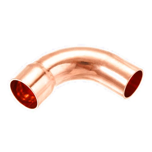 MECCANIXITY 90 Degrees Elbow Copper Pipe Fitting Short Turn Brazing Connection 3/4 Inch ID for HVAC Cooling Solar Equipment