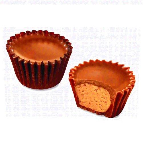 Tundras ReesesPeanut Butter Cups - 4 pounds Chocolate Pack - Recessed Peanut Butter Cups - Unwrapped PeanutButter Miniature Cups - 4 lbs Bulk Pack