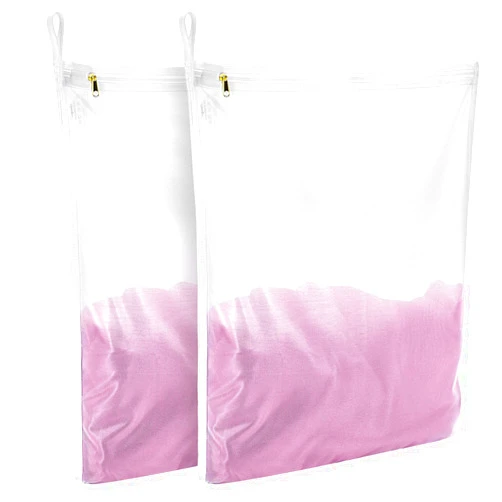 GOGOODA Delicates Laundry Bags, Fine Mesh Wash Bag for Lingerie, Underwear, Bra, Silk, Socks with Hanging Loop