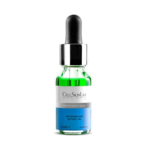 CellSkinLab Phyto Spot Sens CSL 15 ml / 0.5 fl Oz Depigmenting Serum, specially formulated for sensitive skin - Hyperpigmentation Serum with Alpha Arbutin, Kojic Acid and Thyme Extract