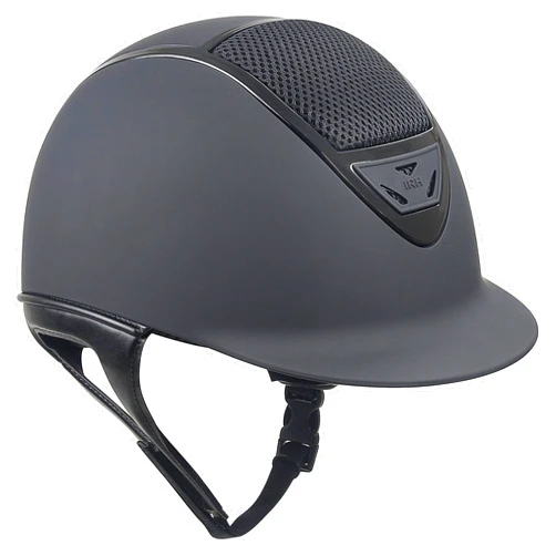 IRH INTERNATIONAL RIDING HELMETS IRH XLT Horse Riding Helmet, Matte Black with Glossy Frame (X-Large)