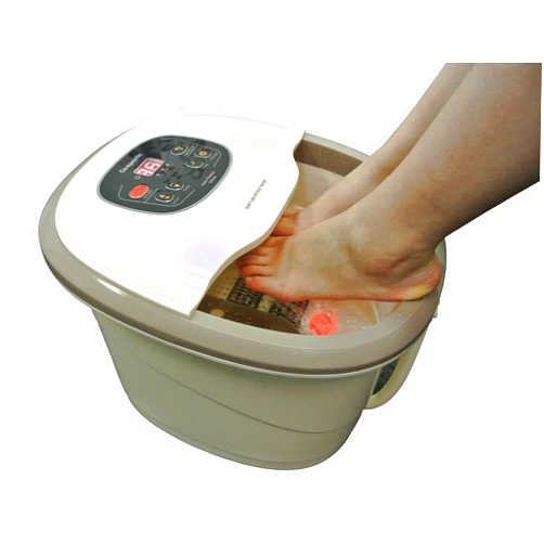 Carepeutic Motorized Hydro Therapy for Foot and Leg Spa Bath Massager, 17 Pound, Milk-White