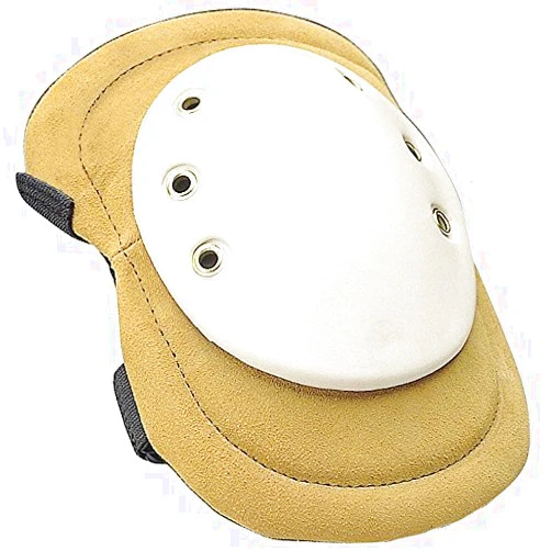 Allegro Industries 6991-01Q Welding Knee Pad with Cap, Leather, One Size, Tan