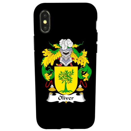 Family Crest and Coat of Arms clothes and gifts iPhone X/XS Oliver Coat of Arms - Family Crest Case
